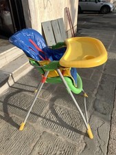 BREVI Foppapedretti SEGGIOLONE SEDIA PAPPA RECLINABILE REG. ALTEZZA Mai Usato