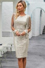  Abito da sera o da cerimonia Abito con paillettes vestito da cocktail e festa 