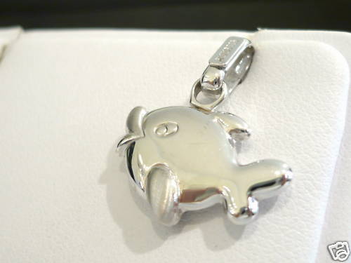 Ciondolo oro bianco 18kt - in,