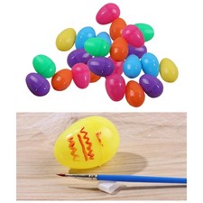 24 uova di Pasqua in plastica
