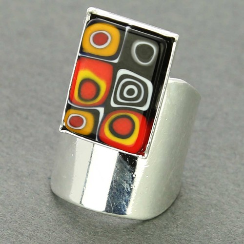Anello rettangolare - anello,