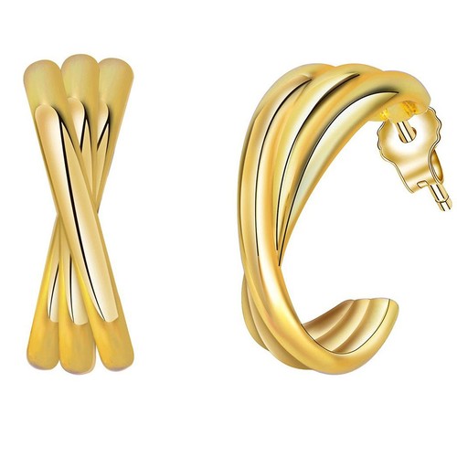 Orecchini perno eleganti - a,