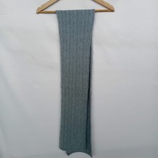 Sciarpa Ralph Lauren 100% cashmere colore celeste 185x23 cm