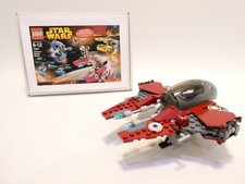 LEGO STAR WARS OBI-WAN KENOBI'S RED JEDI STARFIGHTER DAL SET 7283 NO MINIFIGURE