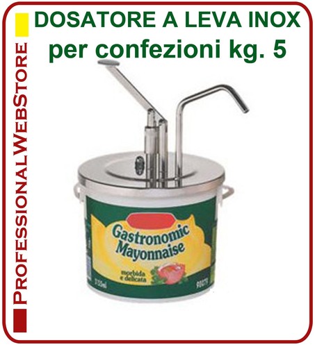 Dosatore leva inox - dosatore, a