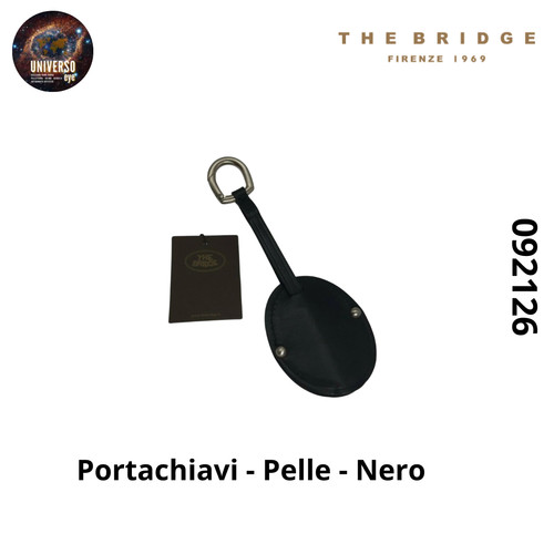 Portachiavi pelle nero - -,