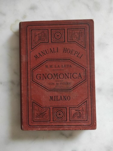 Manuali hoepli gnomonica - manuali,