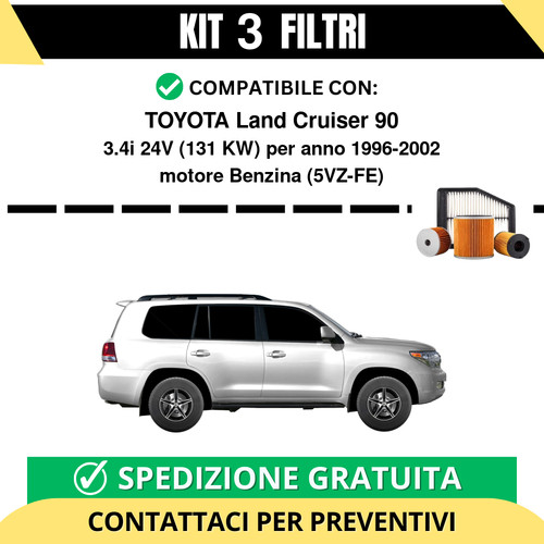 Kit filtri tagliando per - kit,