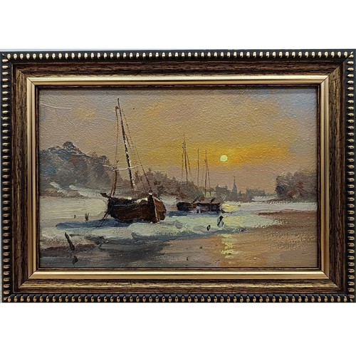 Paesaggio invernale dipinto