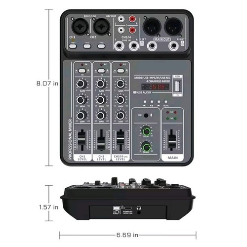 Mixer audio canali studio - audio, 4