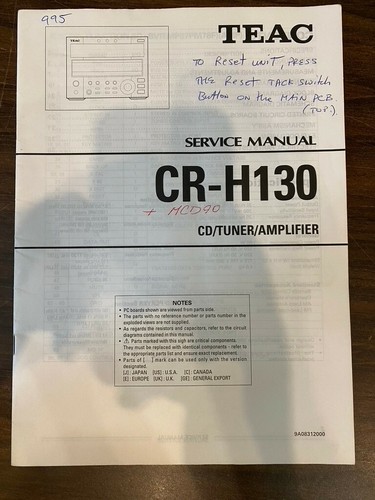 Teac h130 crh130 tuner - crh130,
