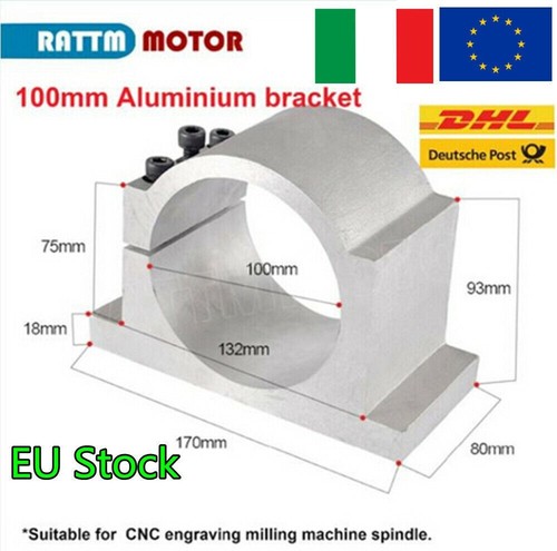 100mm cast aluminium spindle - aluminium,