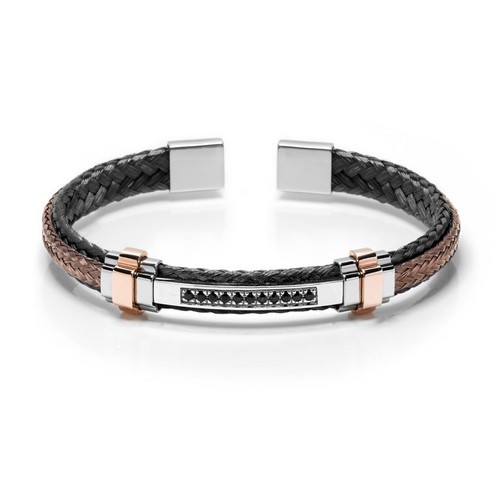 Baraka bracciale uomo - uomo, acciaio