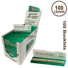 Cartine Rizla Verdi Corte Regular – 100 Libretti | Rotoli di Carta Verde Rizla