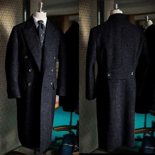 Cappotto lungo uomo - a, spina
