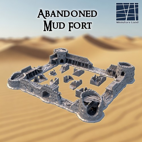 Abandoned mud fort desert dnd - fort,
