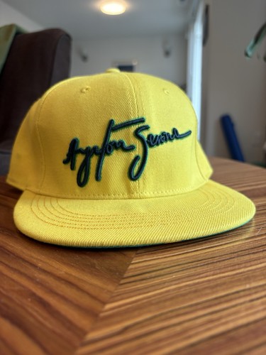 Cappello ayrton senna giallo - cappello,