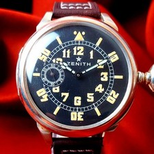 Orologio uomo Zenith vintage stile militare matrimonio svizzero orologio da polso revisionato