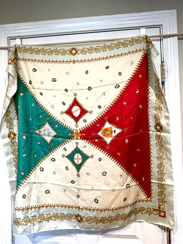 Sciarpa seta vintage - vintage, anni