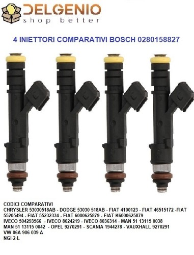 Kit iniettori metano fiat - 4,