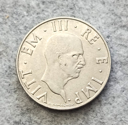 Moneta lire 1940 vittorio - 2,