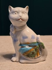 Statuina gatto porcellana