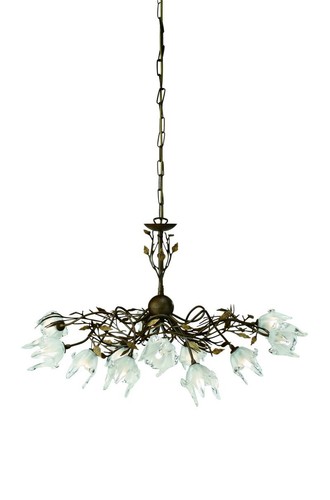 Lampadario indy rustico - lampadario,