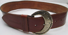 - AUTHENTIQUE  ceinture GIORGIO ARMANI  cuir   TBEG  vintage