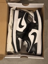 Air Jordan WMNS 1 Low, Donna, Bianco Nero, Taglia EUR 38,5