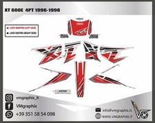 ADESIVI XT 600 4PT xt600 4pt 1996 1999 DECALS STICKERS ADHESIVES GRAFICHE
