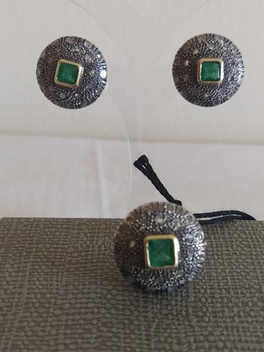 Antico anello orecchini in - anello,