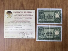 LOTTO 2 BANCONOTE CONSECUTIVE