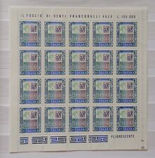Repubblica Italia 1978/79   ALTI VALORI  Mini Foglio 5000 Lire  - Mnh**