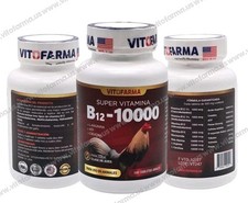 Vitofarma B12 10000 Galli di Ferro - B 12 Gallos - Vitofarma 100 Compresse