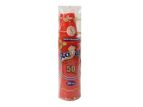 Bicchieri monouso royal rossi - monouso,