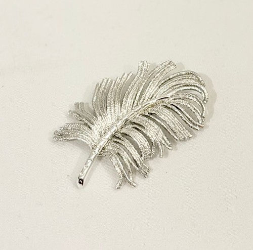 Spilla vintage piuma tono - spilla,