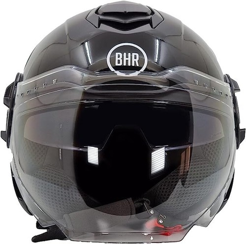 Bhr casco jet doppia - casco, visiera