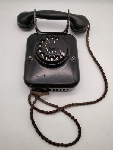 Telefono parete vintage con - telefono,