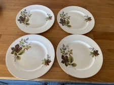 Vintage Gainsborough E 07 6 piatti da pane lato tè Bone China x 4
