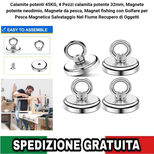Calamite potenti 45kg - 4, pezzi