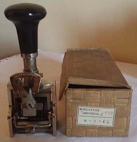Numeratore meccanico universal - numeratore,