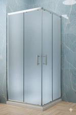 Box doccia cabina satinata 6mm