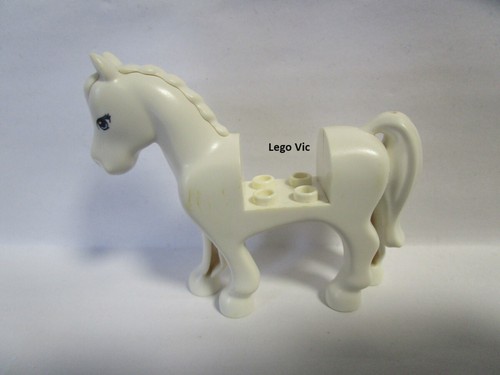 Lego 93083c01pb02 horse white - horse,
