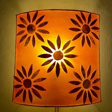 Applique etnica arancione con