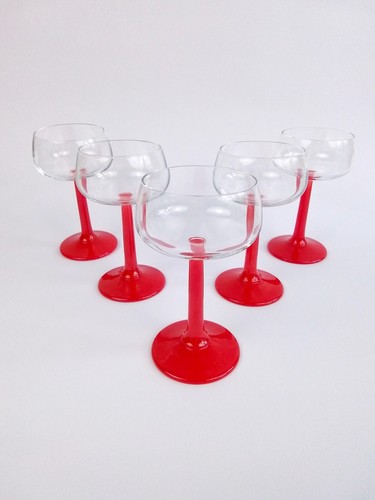 Set coppe gambo - coppe, rosso