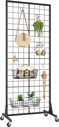 Gridwall espositore con ruote - gridwall,