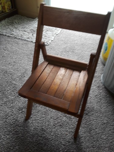 Sedia pieghevole doghe in - pieghevole,