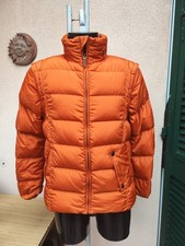 Piumino trasformabile Gilet ADD – 100% piuma d’ocaColore Arancione