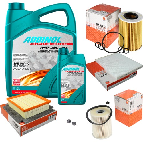 Pacchetto ispezione mahle - ispezione, 6l