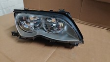 Adatto a BMW 3 E46 Proiettore 4 porte argento Rh driver destro 2001-2005
